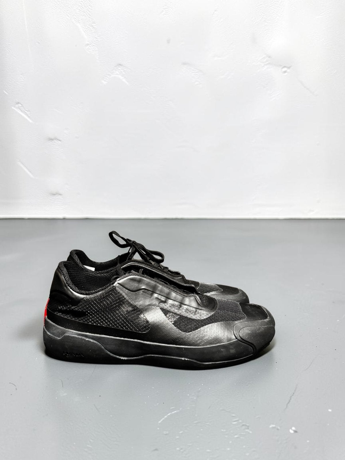 Prada x Adidas zwart Luna Rossa sneakers 40.5 40 2/3 valt 39, Zwart, Nieuw, Ophalen of Verzenden, Sneakers of Gympen