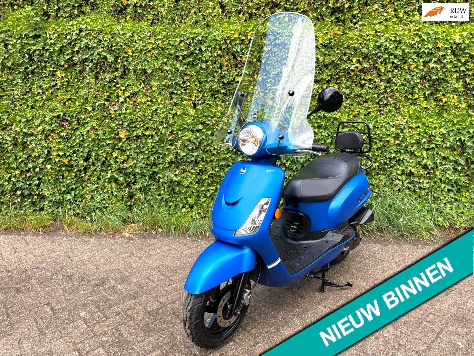 SYM Fiddle 2 MAT BLAUW 45km EURO5 BETAAL met in3, 49 cc, S, Benzine, Fiddle