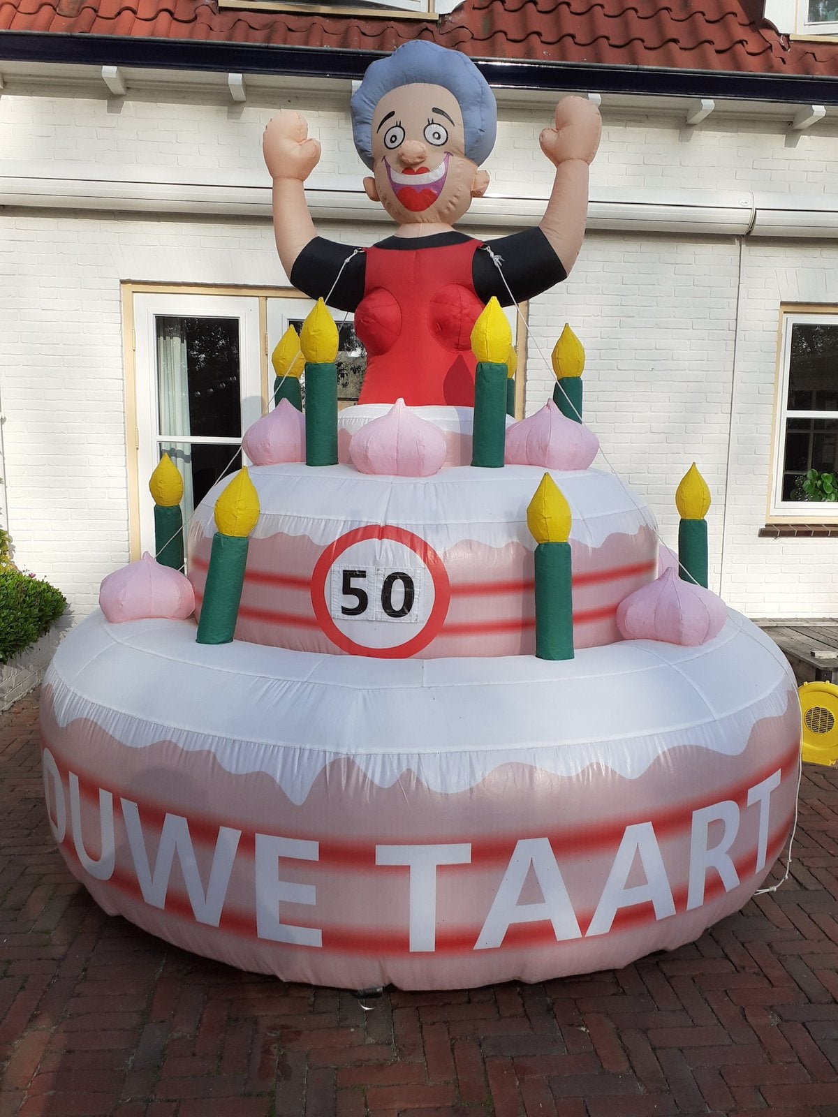Sarah of Abraham, 50 jaar, opblaasbare, feestje, Ophalen, Zo goed als nieuw, Abraham of Sarah