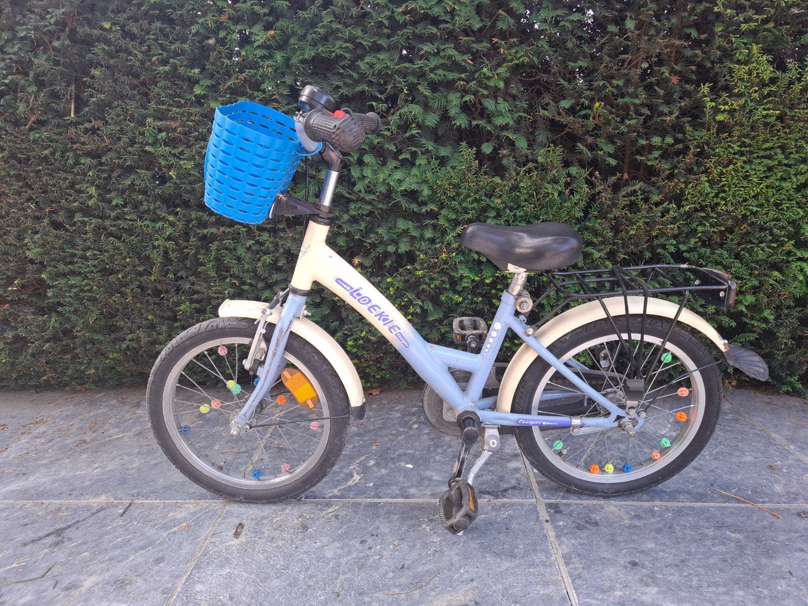 Loekie Coolgirl kinderfiets 16 inch, Fietsen en Brommers, Ophalen, Gebruikt, 16 tot 20 inch, Loekie
