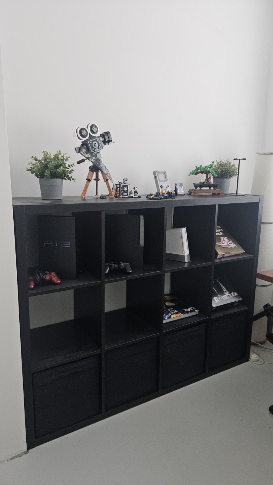 IKEA Kallax Kast met 12 vakken en 8 opbergboxen, Ophalen, Gebruikt