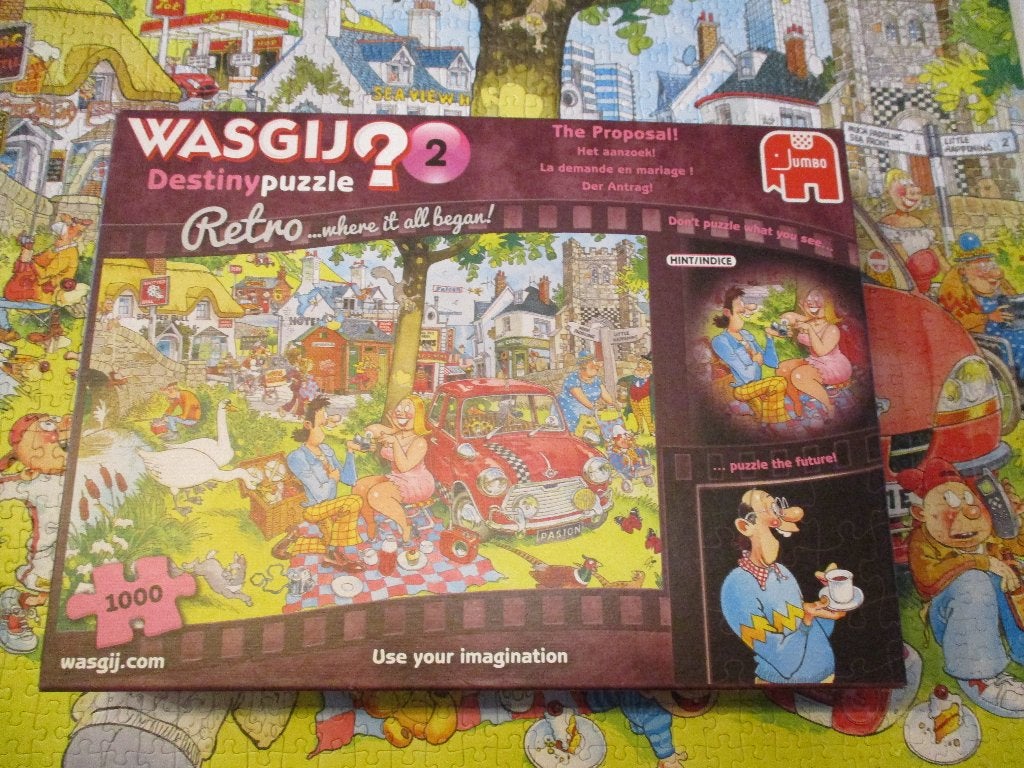 Jumbo Wasgij Destiny Puzzle no 2, Ophalen of Verzenden, 500 t/m 1500 stukjes, Zo goed als nieuw, Legpuzzel