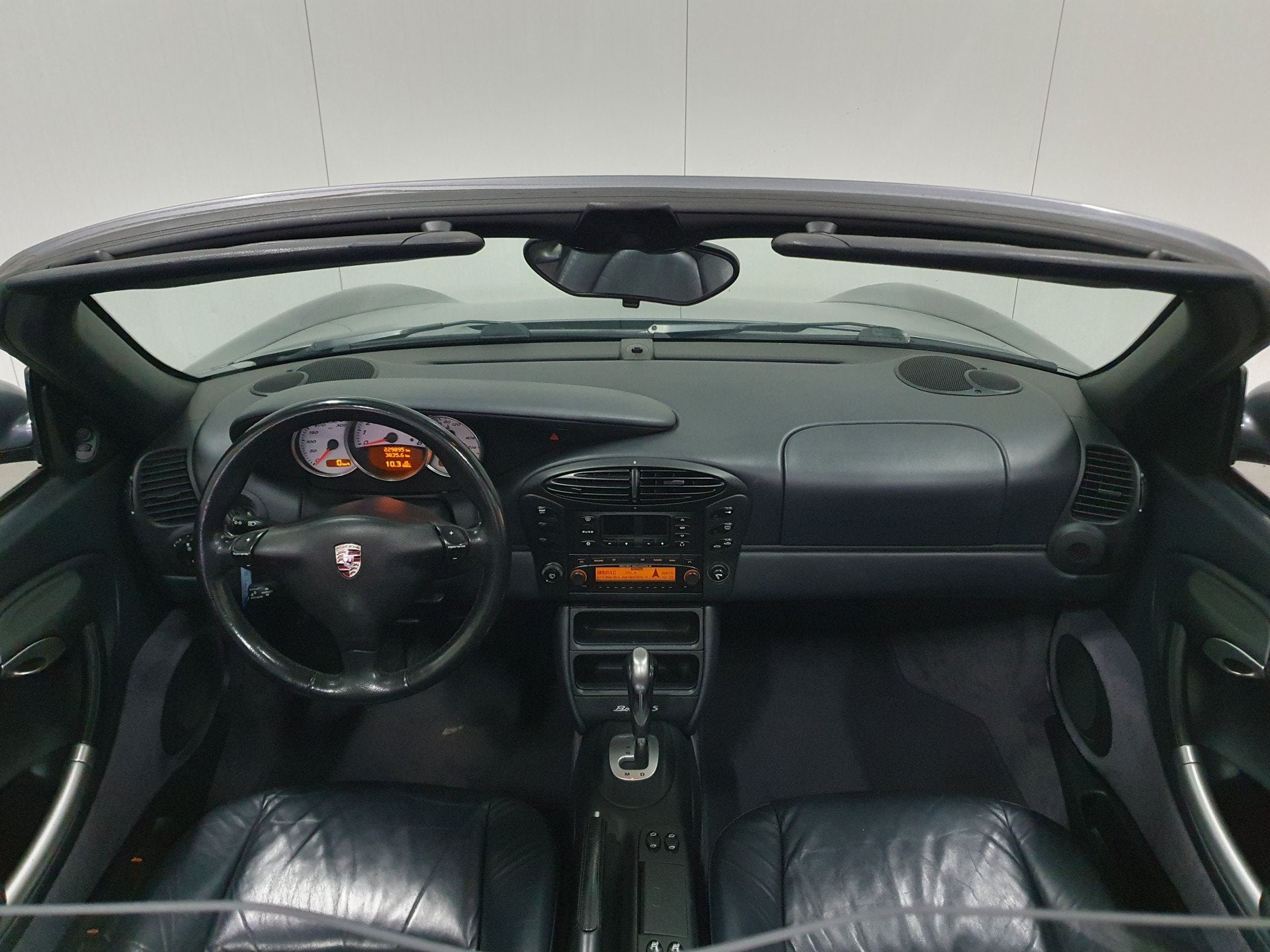 Porsche Boxster S 3.2 LEDER/AIRCO/CRUISE/STOELVERW, Auto's, Porsche, Automaat, Achterwielaandrijving, Gebruikt, Zwart