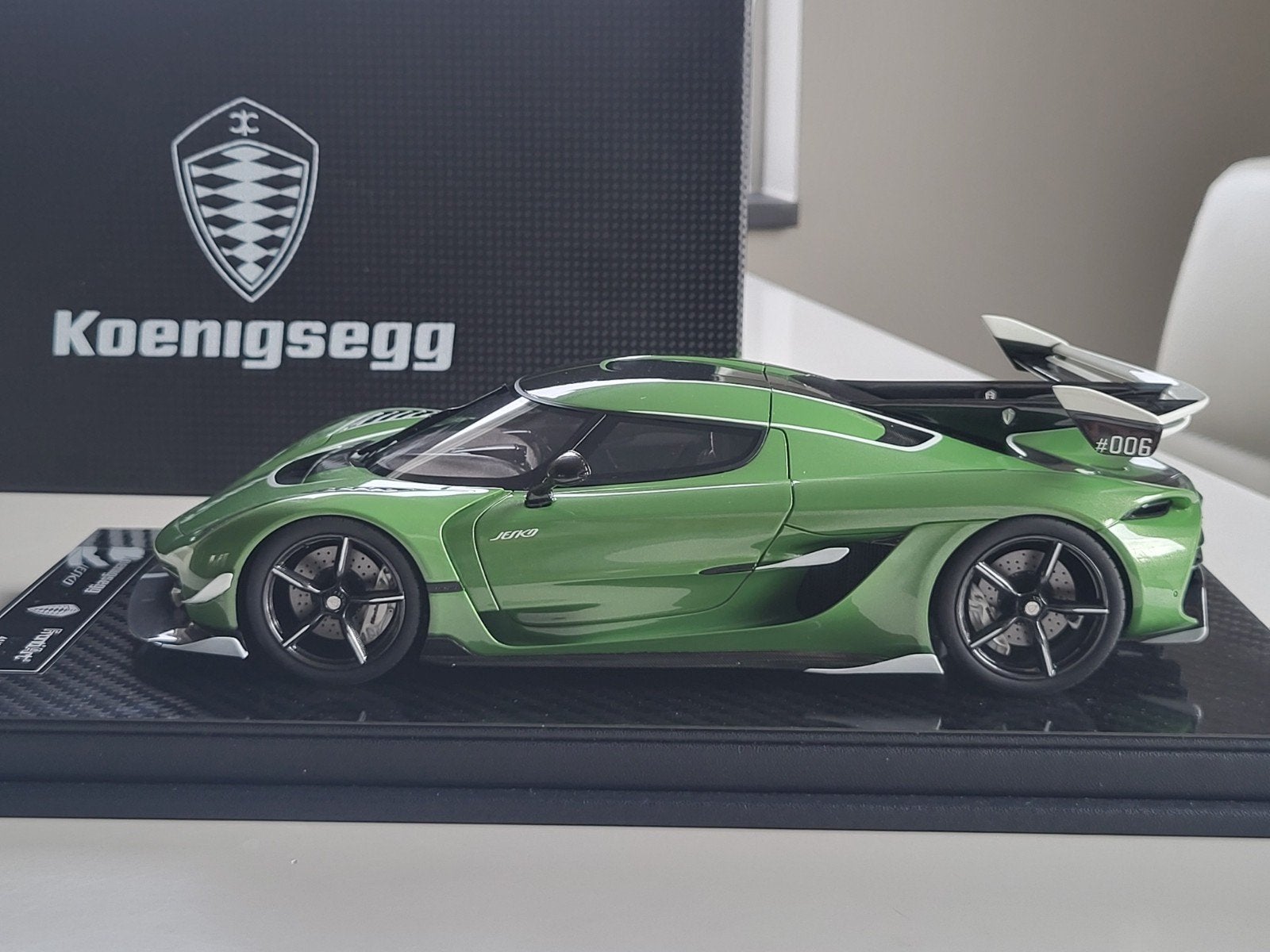 1:18 FrontiArt Koenigsegg Jesko Attack Plus #41/300 BBR MR, Hobby en Vrije tijd, Auto, Autoart, Exoto, Ophalen of Verzenden