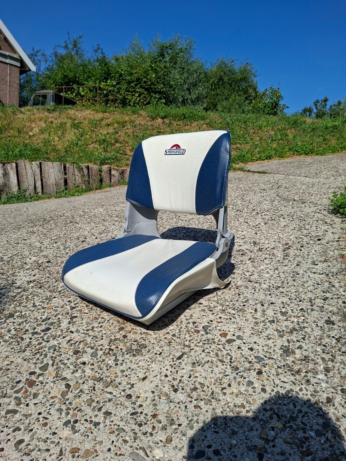 Bootstoel kuipstoel, Ophalen, Gebruikt, Interieur en Kussens