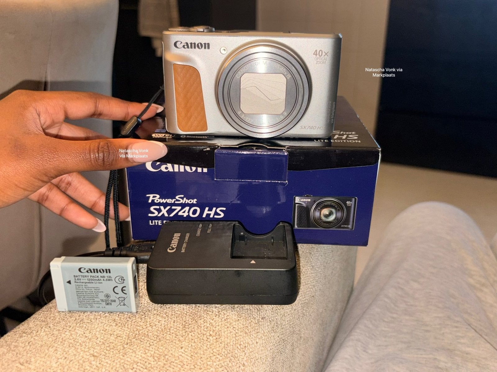 Canon SX740 Powershot Camera, Audio, Tv en Foto, Ophalen, Zo goed als nieuw, Compact, Canon
