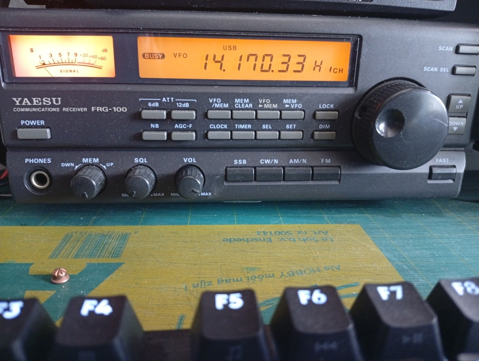 Yaesu FRG-100 Communicatie Ontvanger r, Ophalen, Nieuw, Wereldontvanger