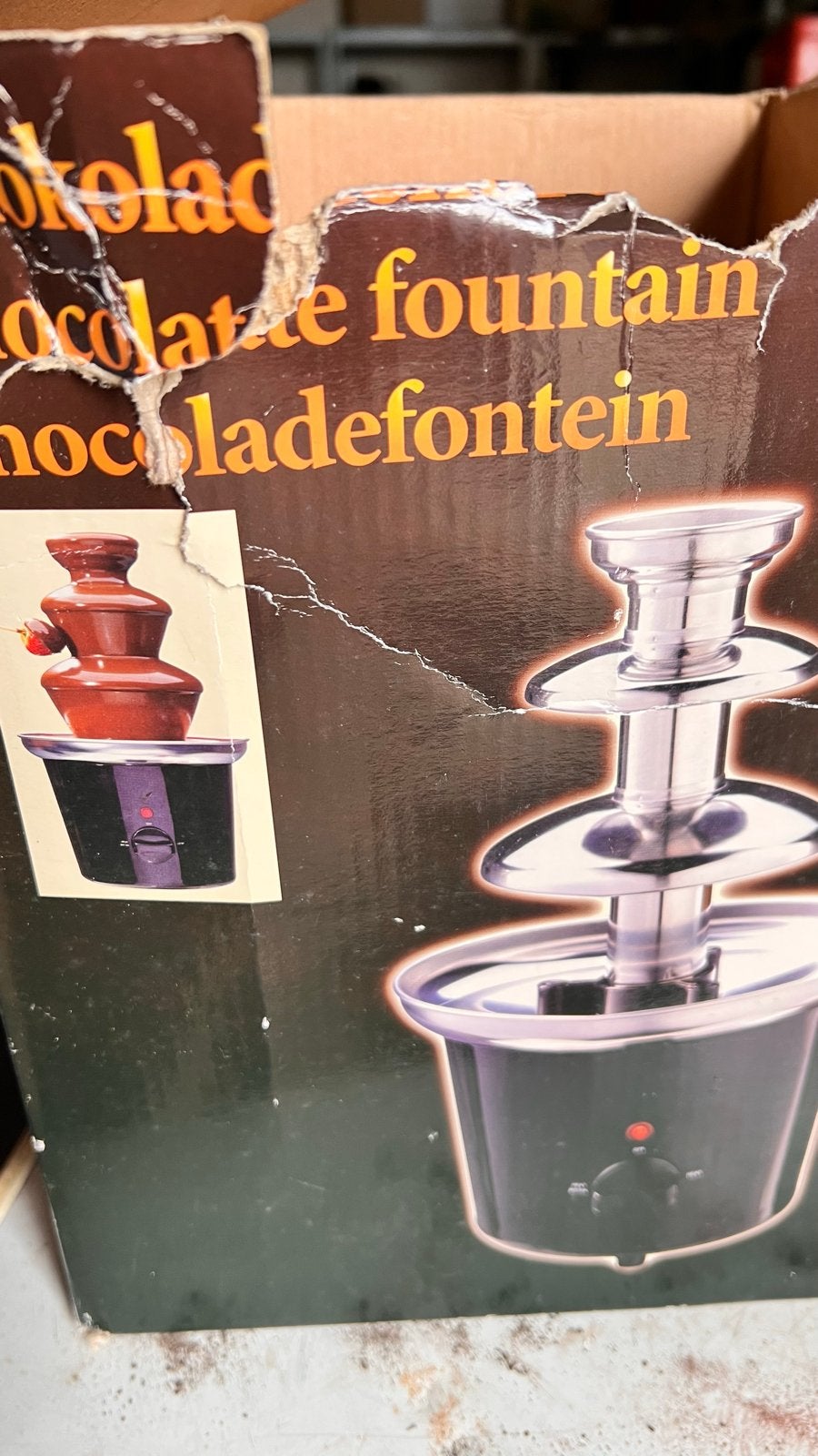 Chocoladefontein - Perfect voor feestjes en desserts, Huis en Inrichting, Ophalen of Verzenden, Gebruikt