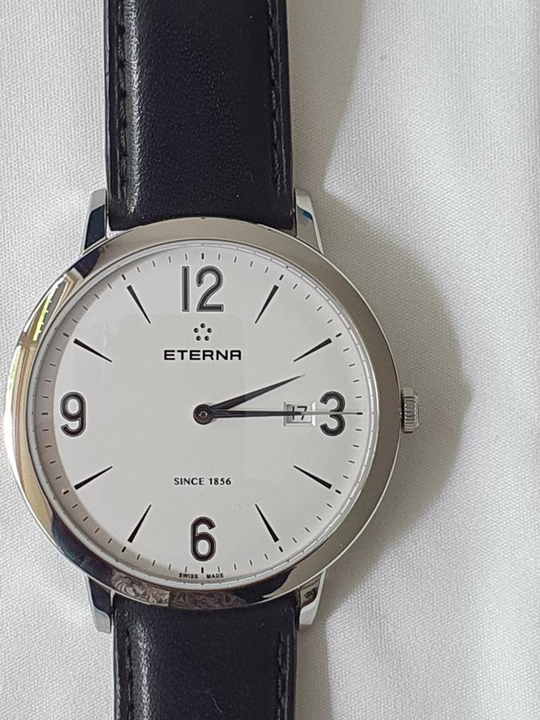 Eterna heren horloge Swiss made nieuw staat, Sieraden, Tassen en Uiterlijk, Horloges | Dames, Ophalen of Verzenden, Zo goed als nieuw