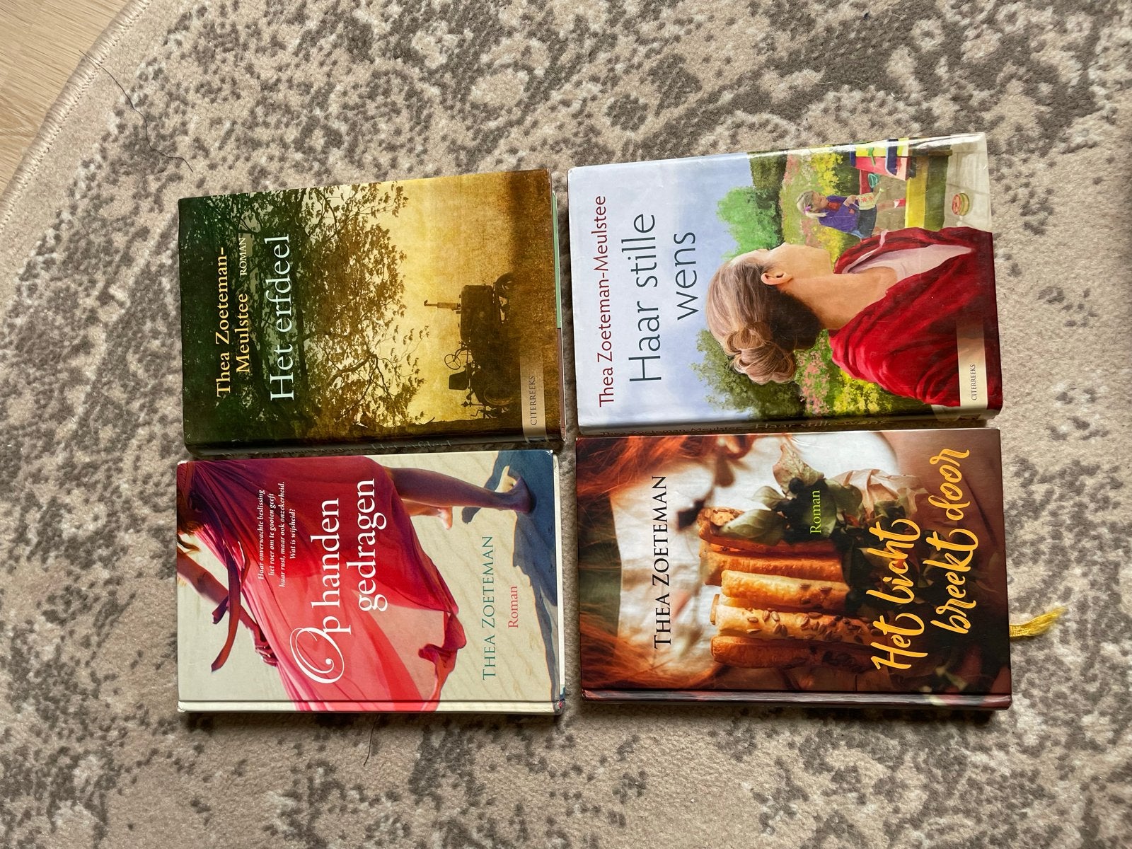 4 boeken van Thea Zoeteman - Romans, Boeken, Ophalen of Verzenden, Zo goed als nieuw