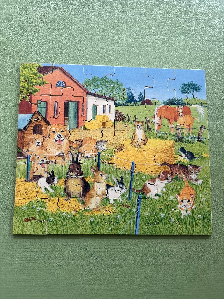 Houten puzzel 30 stukjes (Ravensburger), Gebruikt, 10 tot 50 stukjes, Ophalen of Verzenden, Van hout