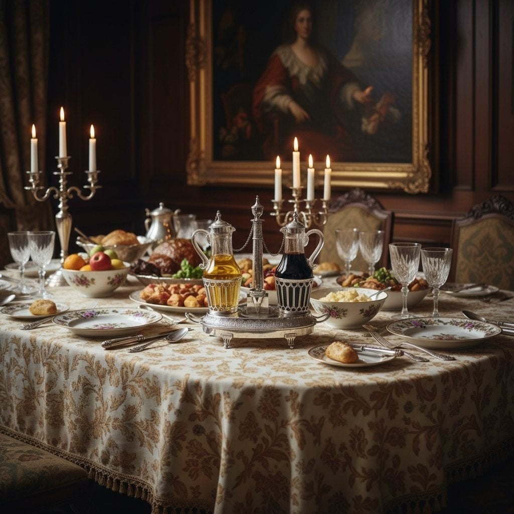 Zilveren olie- en azijnstel, C.F. Varmé, Parijs, 1787, Verzenden, Zilver