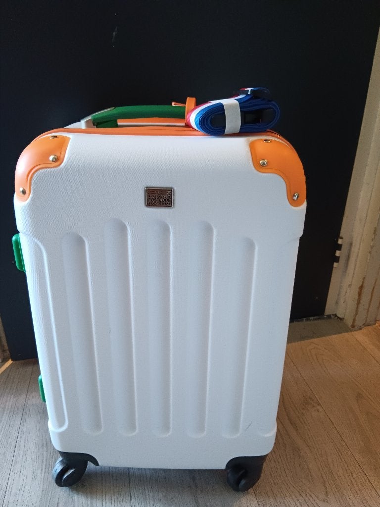 Postcodeloterij koffer, Wieltjes, 50 tot 60 cm, Hard kunststof, Nieuw