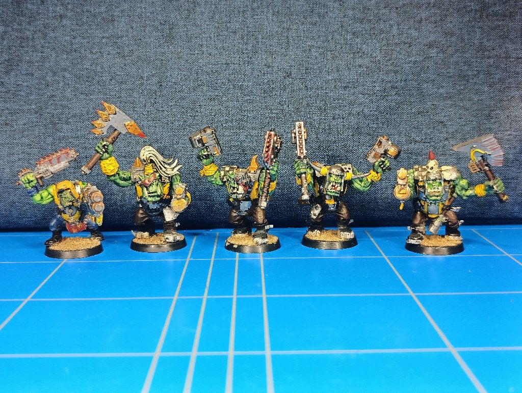 Warhammer 40k Nobz Set 1 Orks, Gebruikt, Warhammer, Ophalen of Verzenden, .