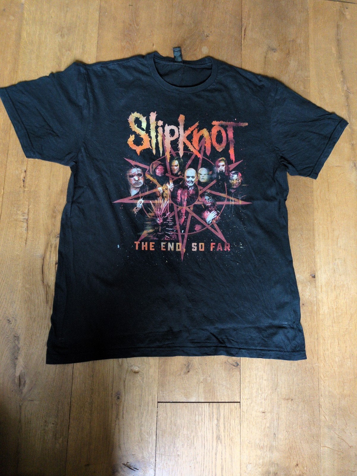 t-shirt slipknot, Ophalen of Verzenden, Zwart