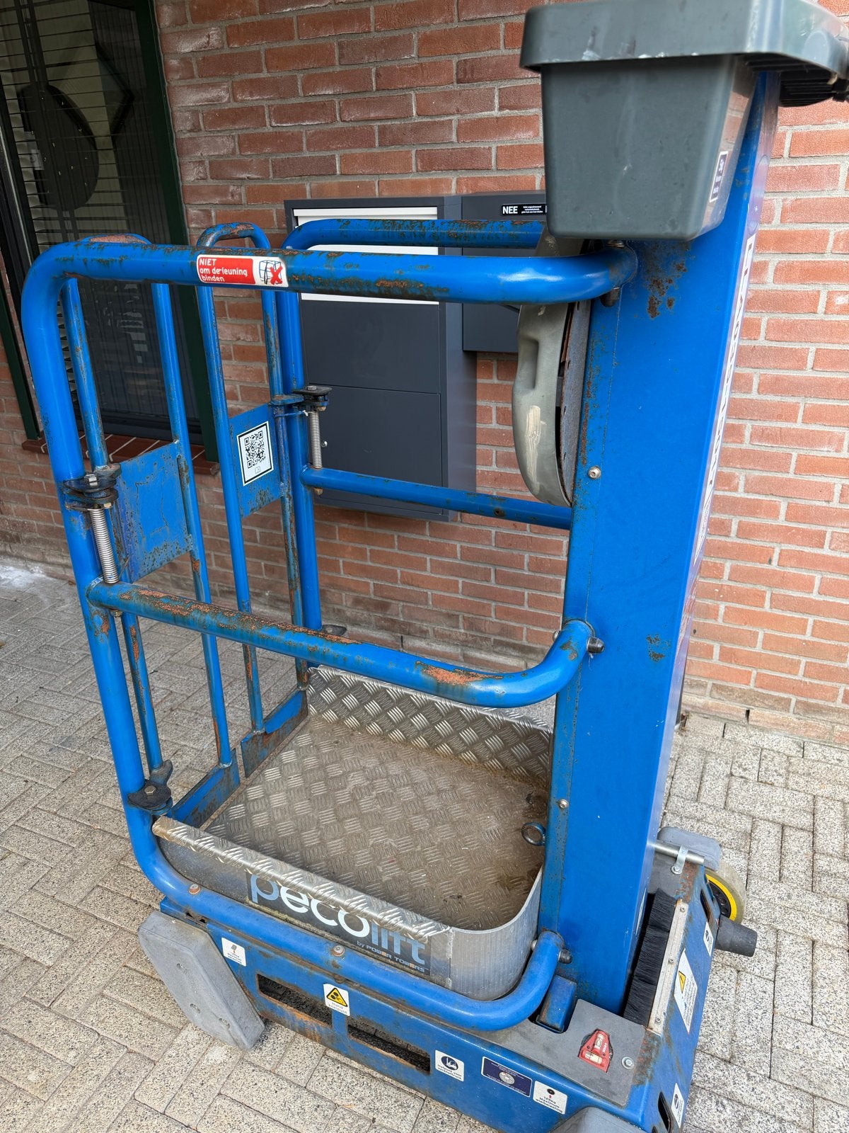 Peco-lift hoogwerker, bouwjaar 2015, 3.5m werkhoogte, Ophalen