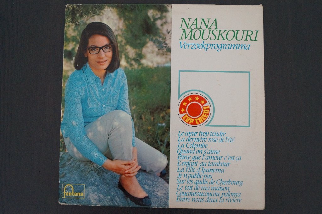LP Nana Mouskouri - Verzoekprogramma - krasvrij 1535, Ophalen, Zo goed als nieuw