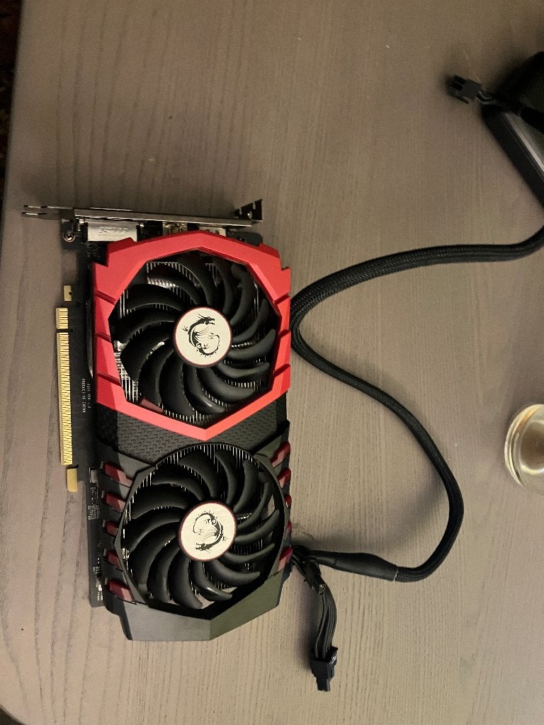 MSI GeForce GTX 1050 Ti Gaming X 4G Grafische Kaart, Computers en Software, PCI-Express 3, Gebruikt, HDMI, Ophalen of Verzenden