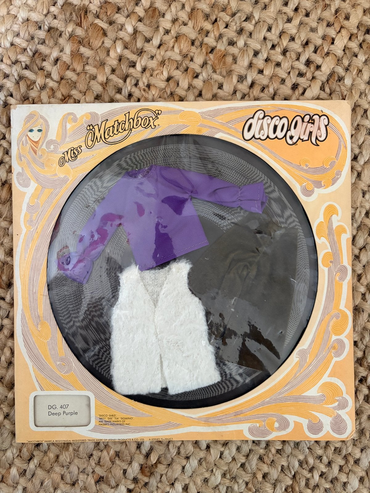 Vintage Miss Matchbox Disco Girls pop kleding set DG. 407, Ophalen of Verzenden, Zo goed als nieuw, Overige typen