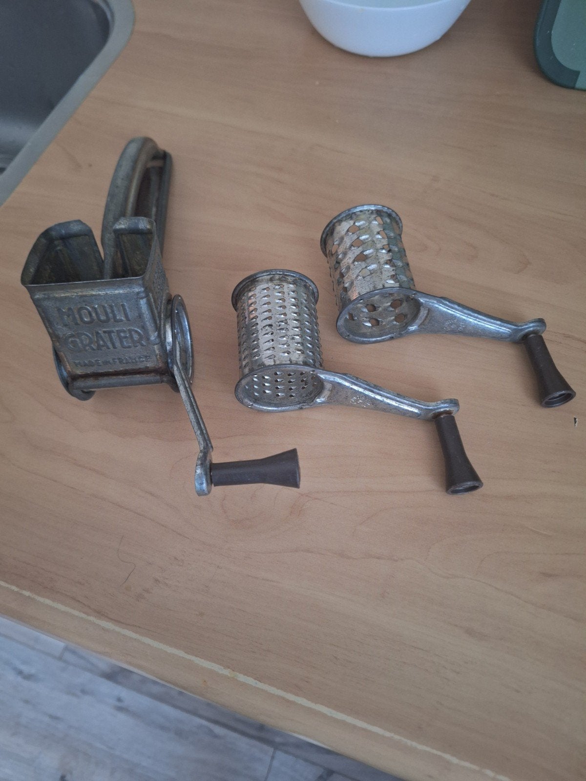 mouli grater vintage rasp, Ophalen of Verzenden