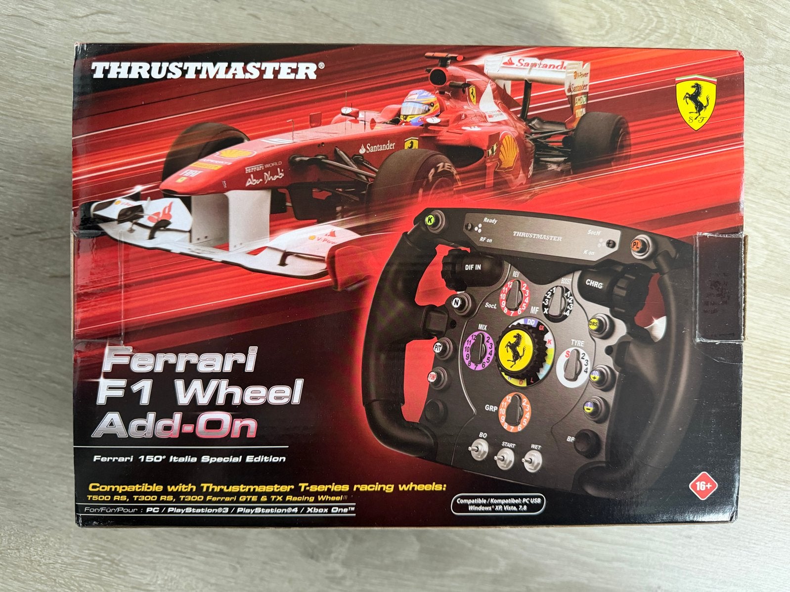 Thrustmaster Ferrari F1 Wheel Add-On, Spelcomputers en Games, Spelcomputers | Overige Accessoires, Zo goed als nieuw, Racestuur