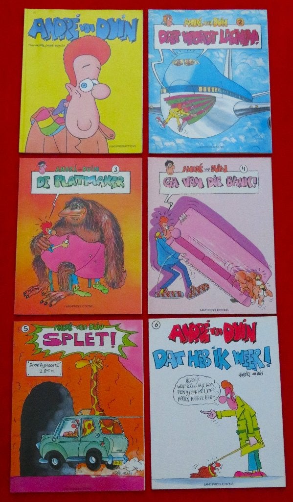 Stripboeken André van Duin, Boeken, Complete serie of reeks, Ophalen, Gelezen