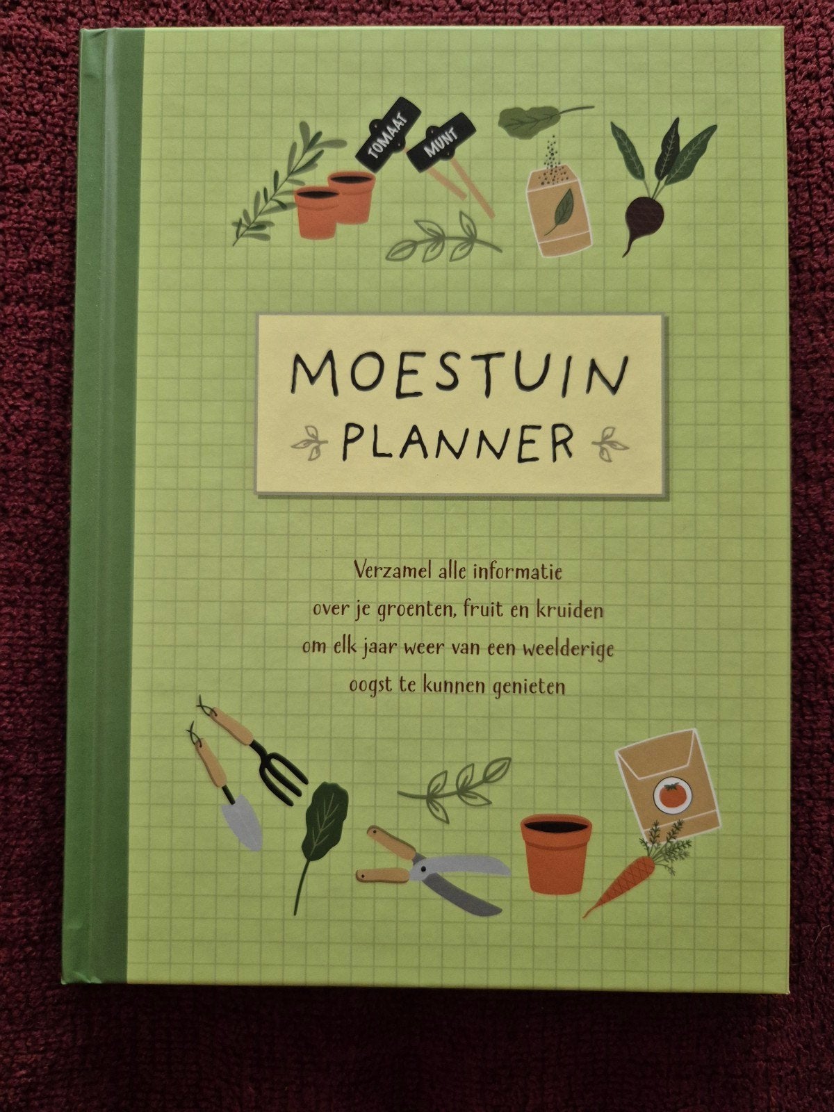 Moestuin Planner: Organiseer je Groenten, Fruit en Kruiden, Ophalen of Verzenden, Nieuw, Onbekend, Moestuin
