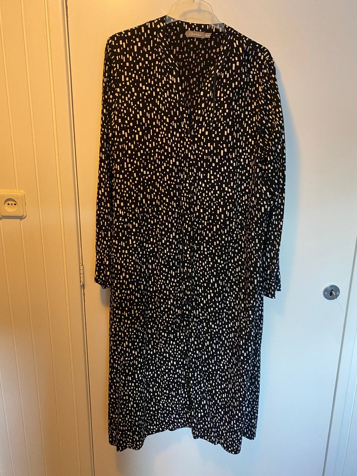 Nieuwe Geisha jurk met print, maat 2XL/44, Kleding | Dames, Jurken, Zwart, Maat 46/48 (XL) of groter, Nieuw, Ophalen of Verzenden