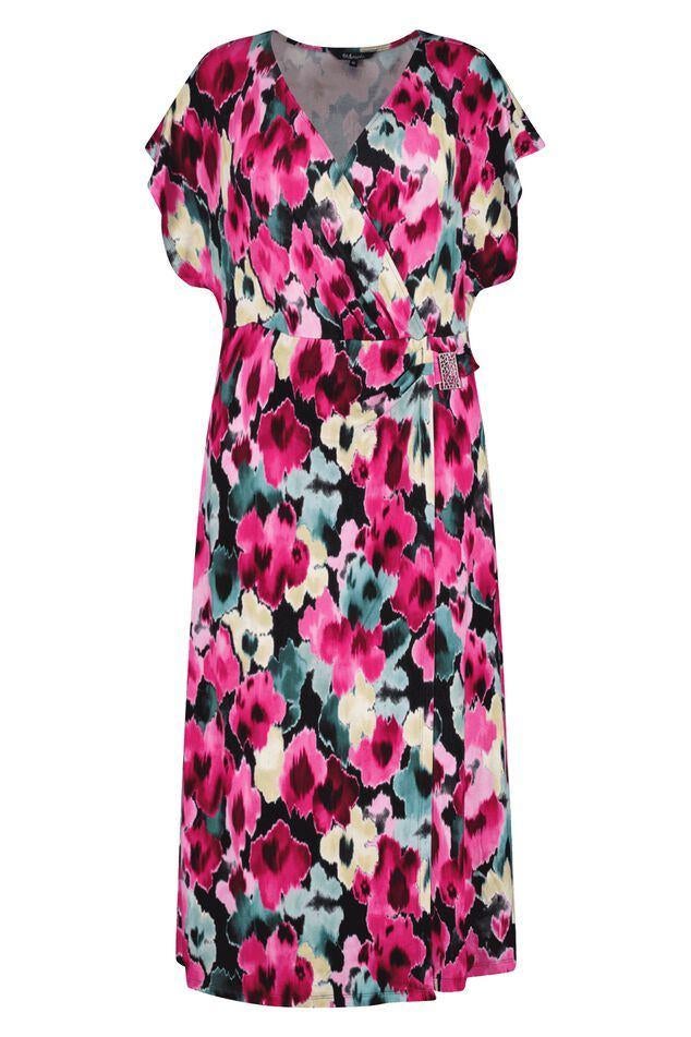 NIEUWE jurk met bloemenprint en gesp XL, Overige kleuren, Maat 46/48 (XL) of groter, Nieuw, Ophalen of Verzenden