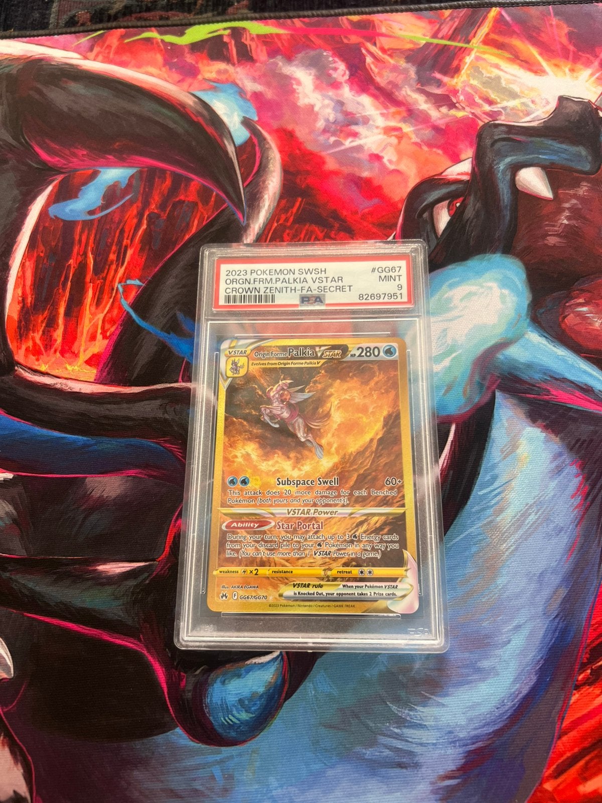 Origin Forme Palkia VSTAR (CRZ GG67), Hobby en Vrije tijd, Verzamelkaartspellen | Pokémon, Ophalen of Verzenden, Zo goed als nieuw