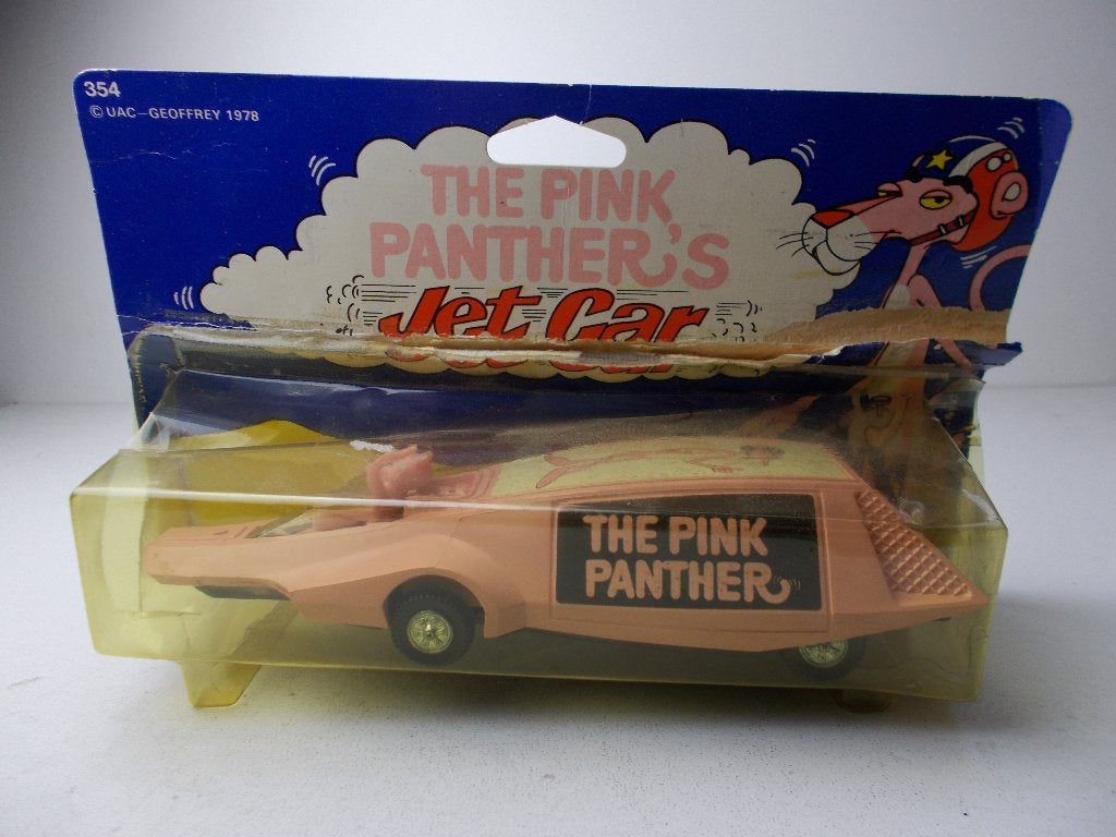 1977 Dinky Toys 354 (2e Versie!) PINK PANTHER JETCAR.
