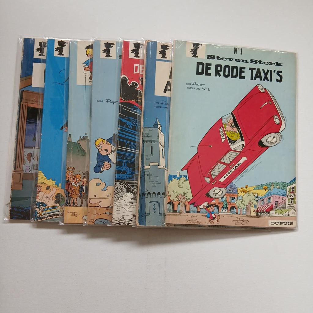 Steven Sterk 1t/7, Meerdere stripboeken, Ophalen of Verzenden, Gelezen