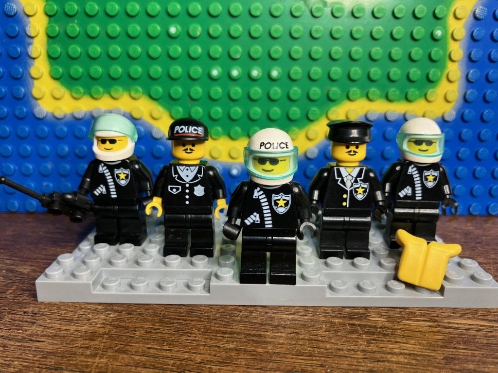 Lot LEGO Minifiguren Politieagenten Pol3, Ophalen of Verzenden, Gebruikt, Minifiguur, Lego