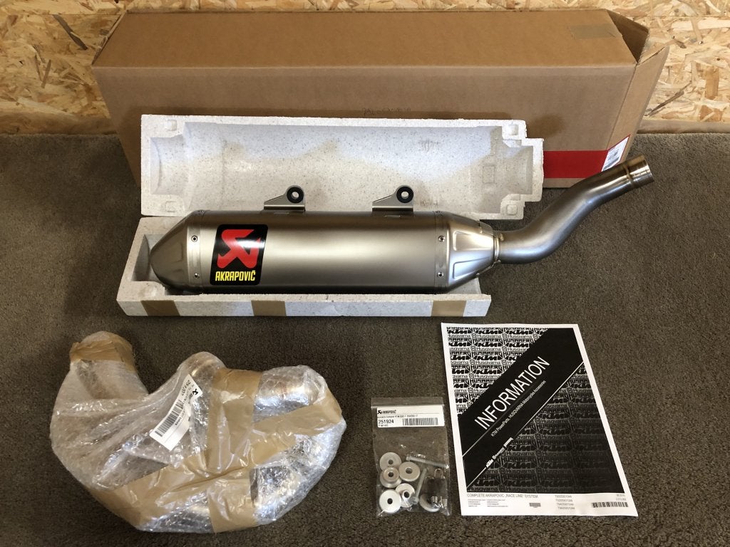 Akrapovic Racing Line KTM 350 EXC-F Six Days FE350 2017-2019, Motoren, Onderdelen | Overige, Verzenden, KTM, Stallhofnerstraße 3, Betriebsgebiet Süd, Mattighofen, Oberösterreich, 5230, AT