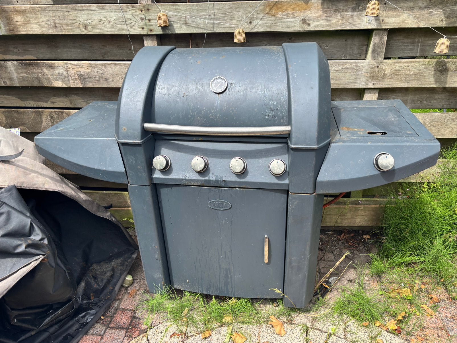 Boretti gas buitenkeuken, Ophalen, Gebruikt