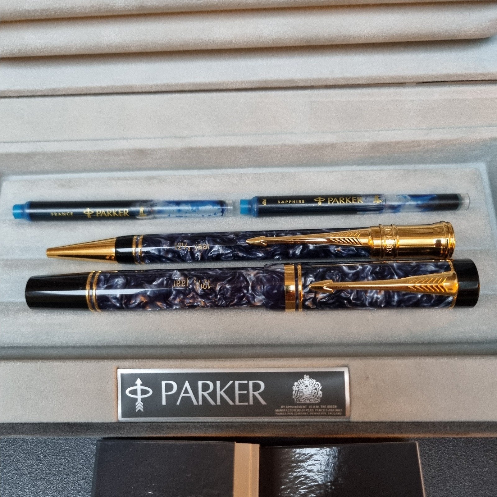 Parker Duofold Pennenset nieuw - Vulpen en Balpen in Doos, Parker, Overige typen, Nieuw, Ophalen of Verzenden