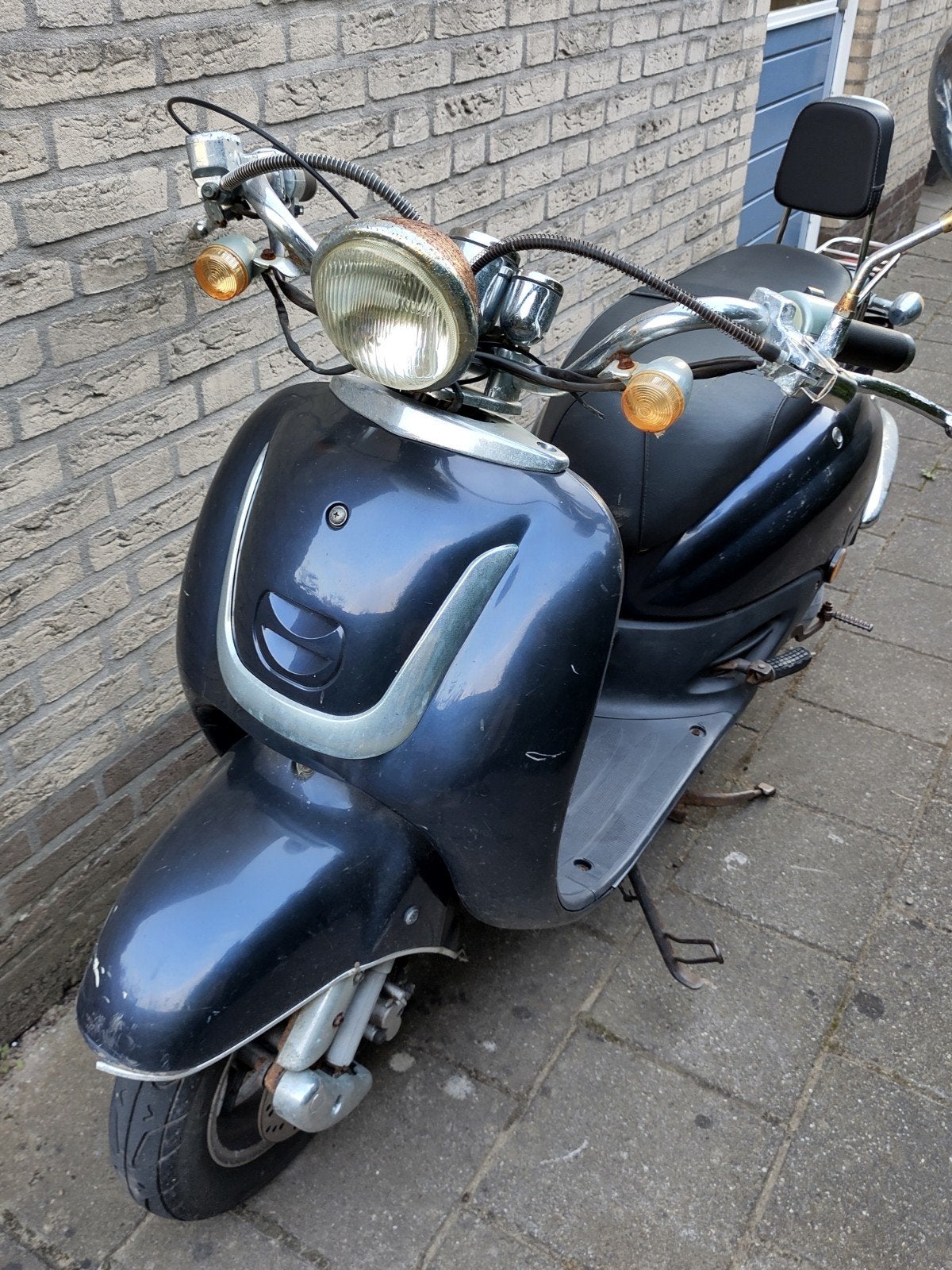 Scooter - Rijdt goed, elektrische start, nieuwe accu, Fietsen en Brommers, Ophalen, Gebruikt, Overige typen, Overige merken