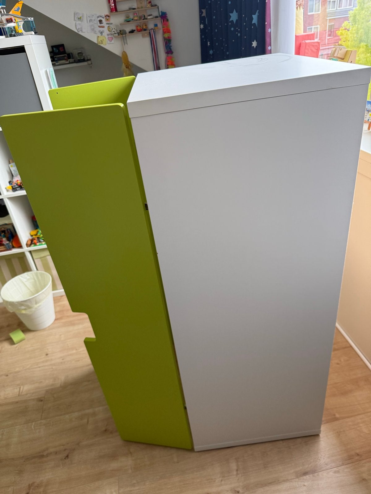 IKEA Kinderkast Lime Groen - Smastad/Platsa, Kinderen en Baby's, Kinderkamer | Commodes en Kasten, Ophalen, 105 cm of meer, Zo goed als nieuw