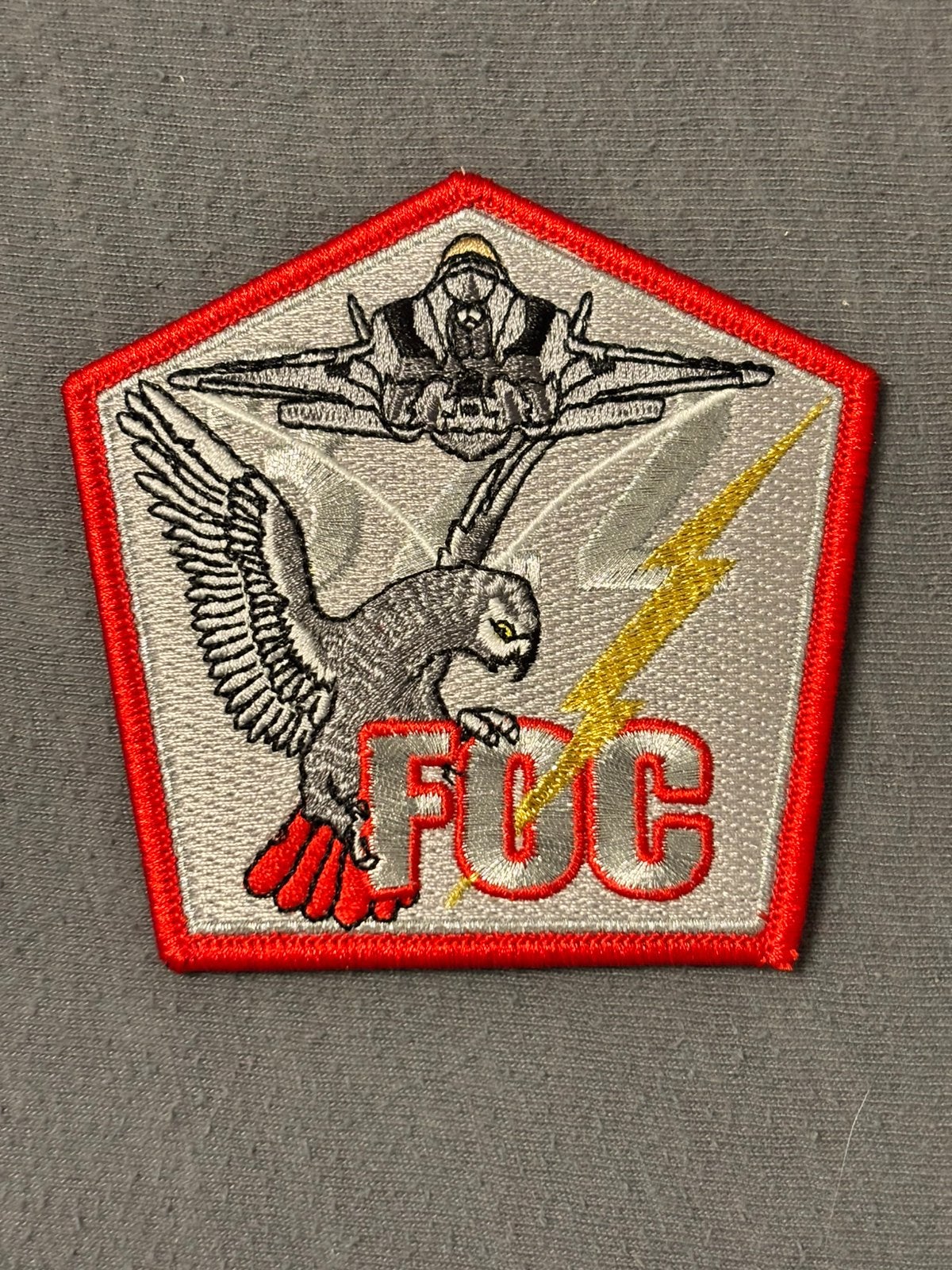 Embleem F-35 FOC 322 SQN, Verzamelen, Verzenden, Luchtmacht, Nederland, Embleem of Badge