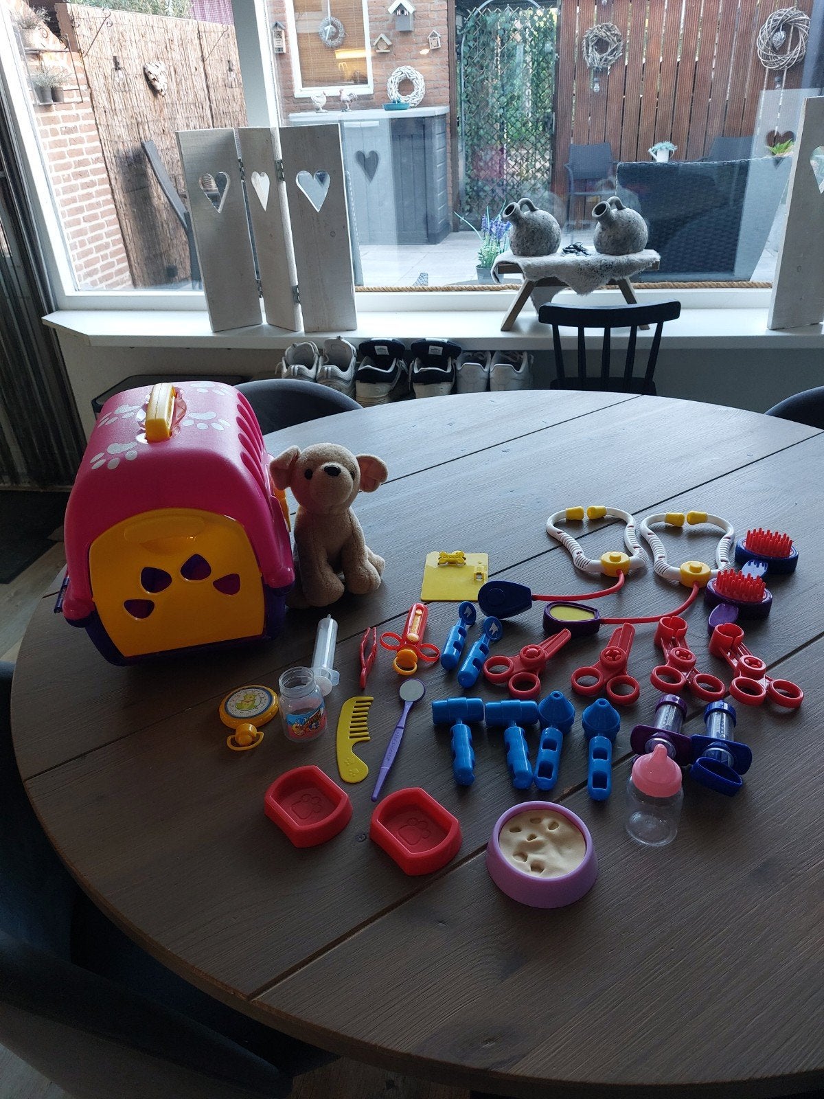 dierenarts  reismandje speelset, Ophalen of Verzenden, Gebruikt