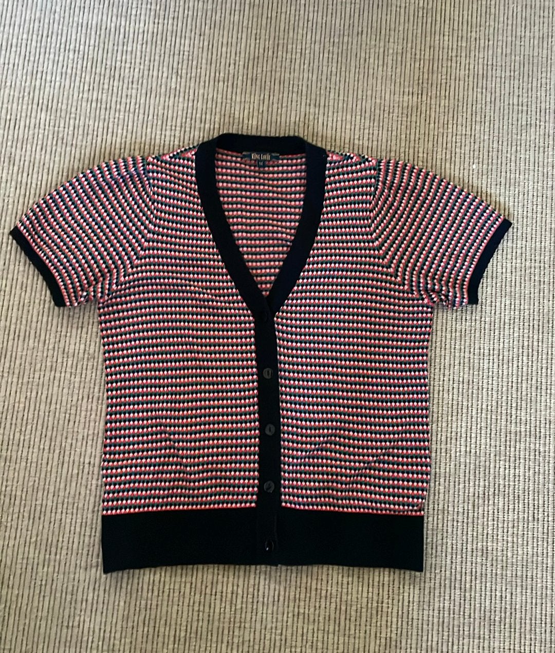 Mooi gekleurd vestje maat M van King Louie, Ophalen of Verzenden, Zo goed als nieuw, Maat 38/40 (M), Overige kleuren