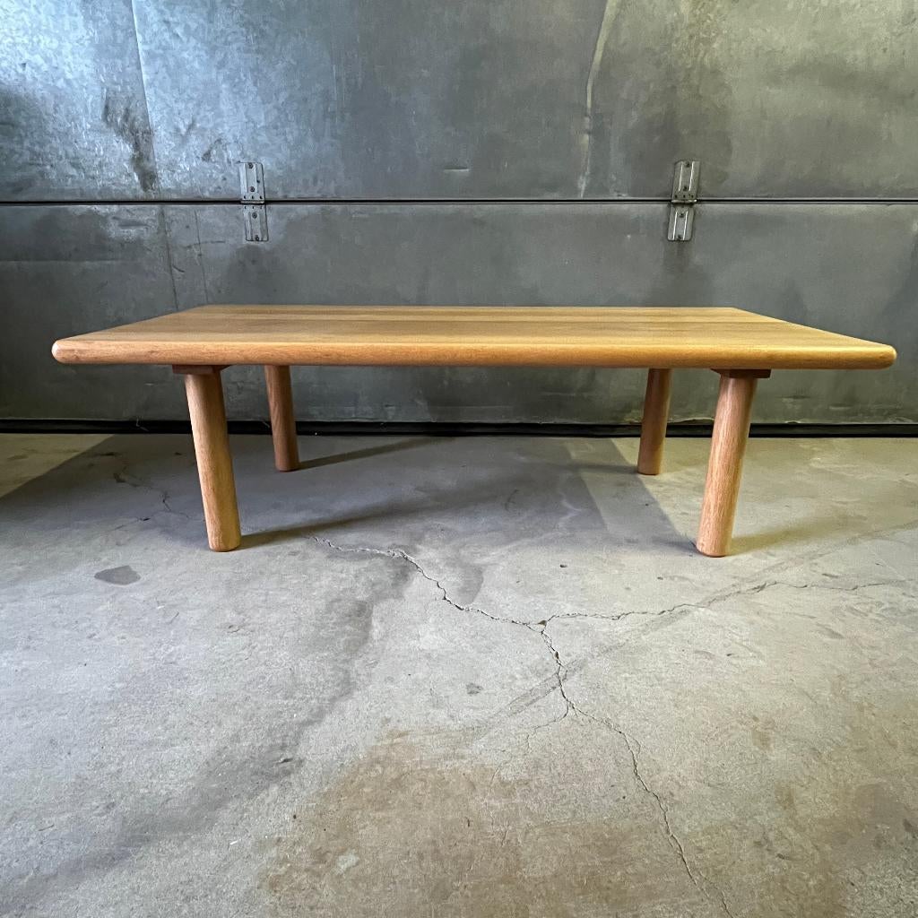 Deens design jaren 60 eiken salontafel Sigh & Son, Scandinavisch design, Gebruikt, 100 tot 150 cm, Eikenhout