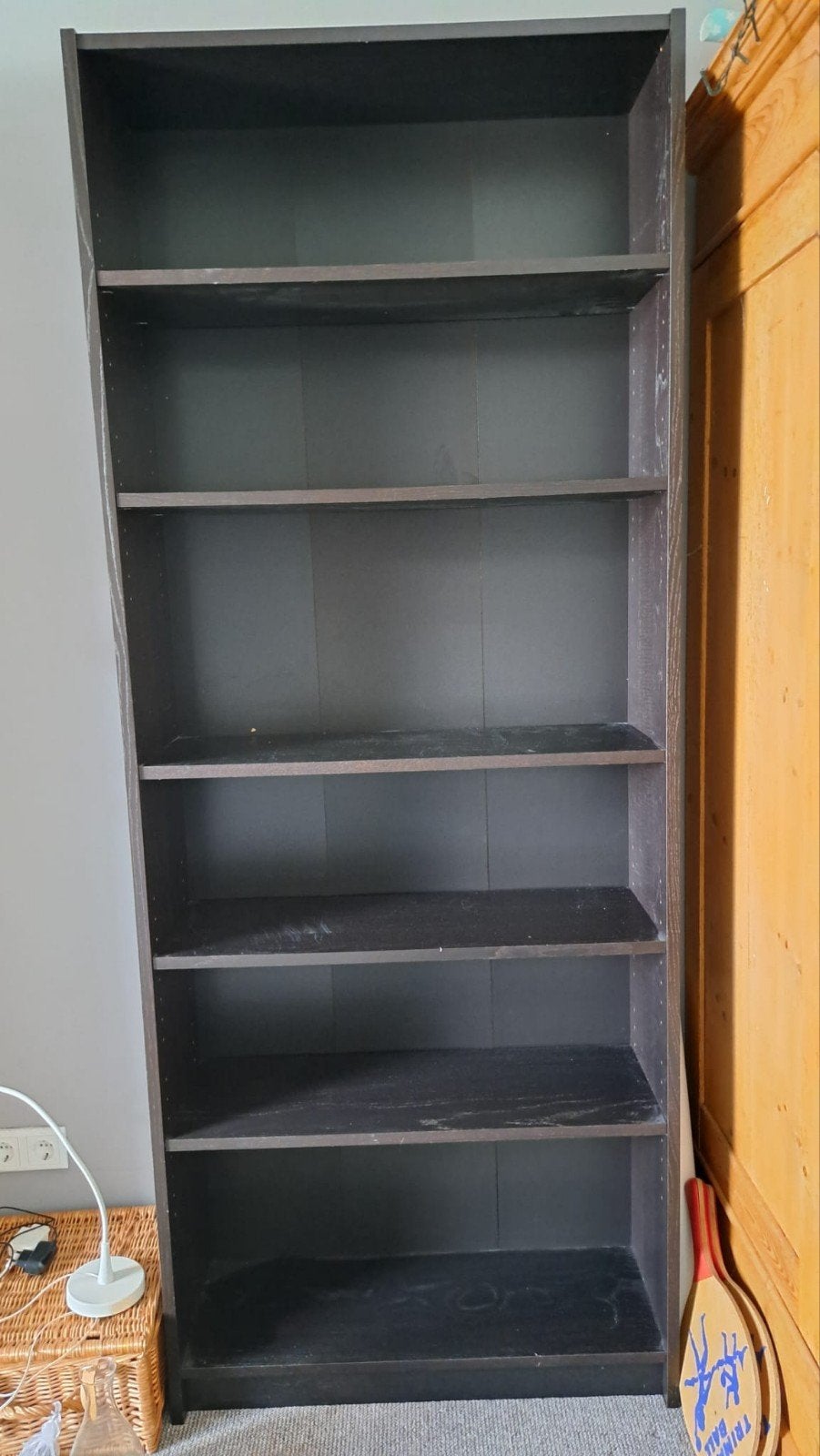Boekenkast zwart, Ophalen, 25 tot 50 cm, 50 tot 100 cm
