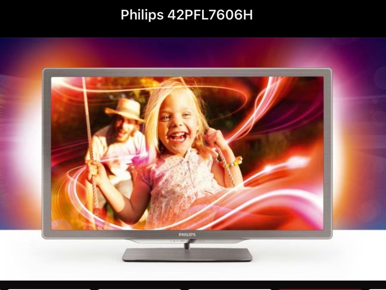 Philips Ambilight 42PFL7606H 42 inch Full HD TV, Ophalen, Philips, 100 cm of meer, Full HD (1080p)