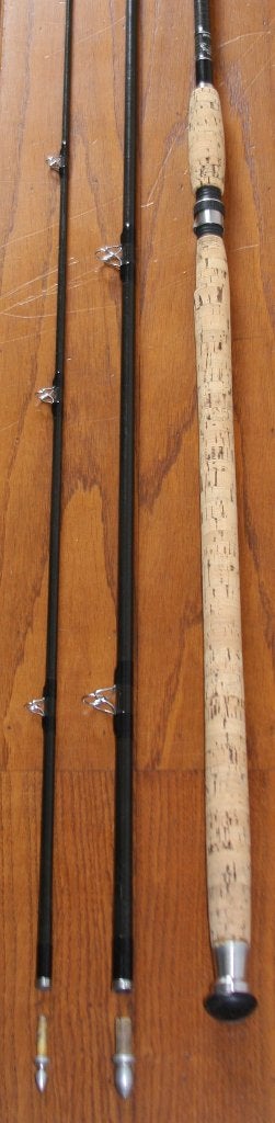 CJW Graphite Karper Medium Penhengel uit 1989 3-delig, Ophalen of Verzenden, Gebruikt, Overige typen