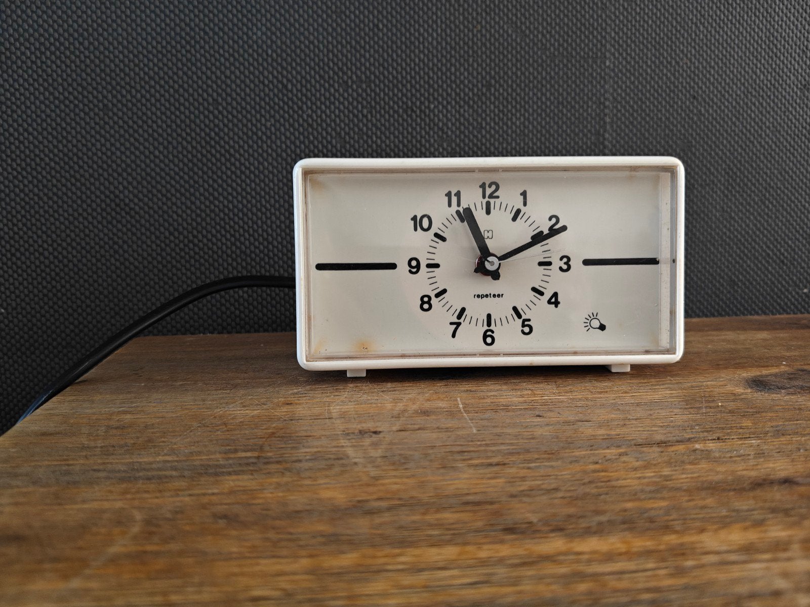 Vintage HEMA Wekker met Alarm - Analoog, Ophalen of Verzenden