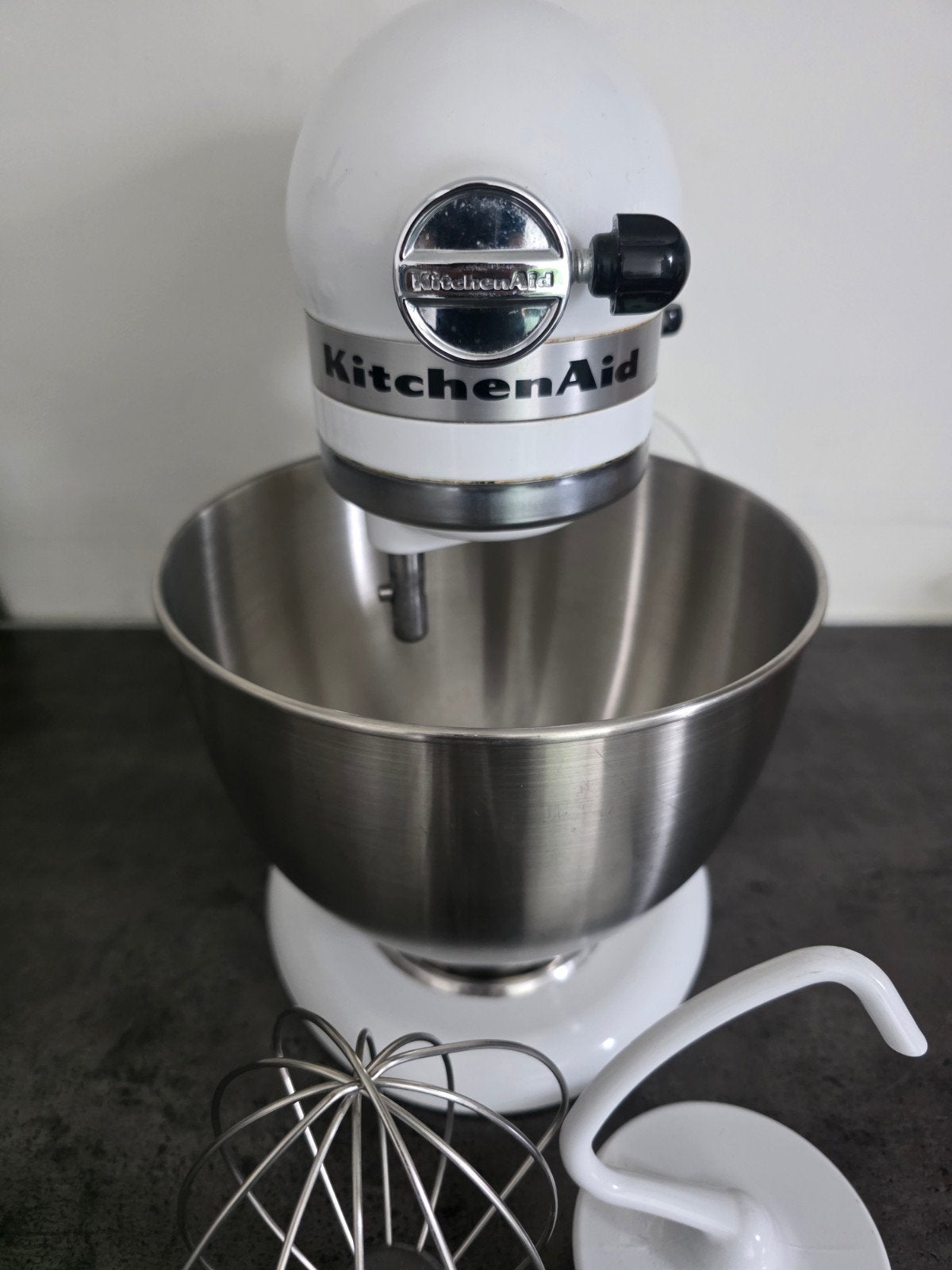 KitchenAid Classic Mixer met Fresh Prep Slicer/Shredder, 4 liter of meer, Ophalen of Verzenden, Nieuw, 3 snelheden of meer