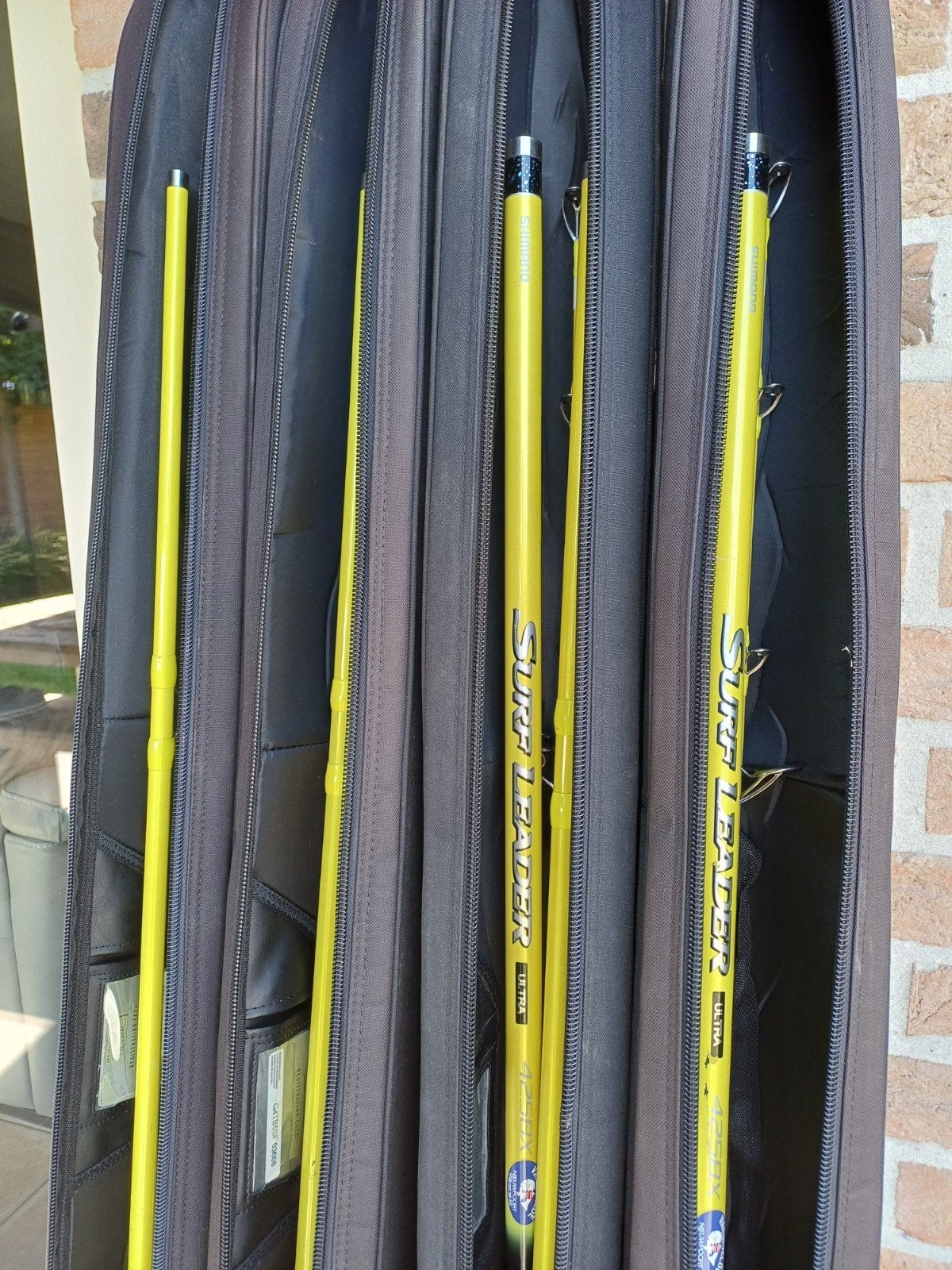 4x Shimano Surf Leader Ultra 425BX, Ophalen, Gebruikt, Werphengel