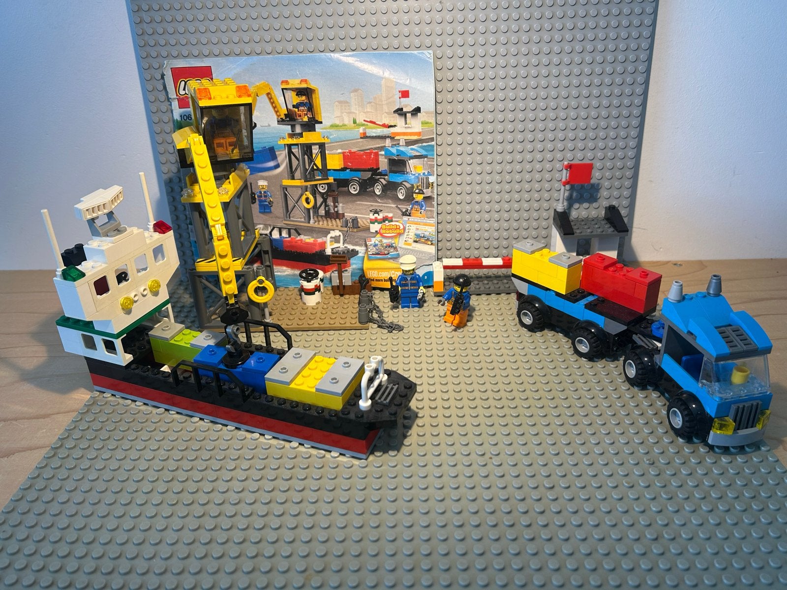 Lego City Haven Set 10663 met Kraan, Boot en Vrachtwagen, Kinderen en Baby's, Lego, Ophalen of Verzenden, Compleet, Complete set