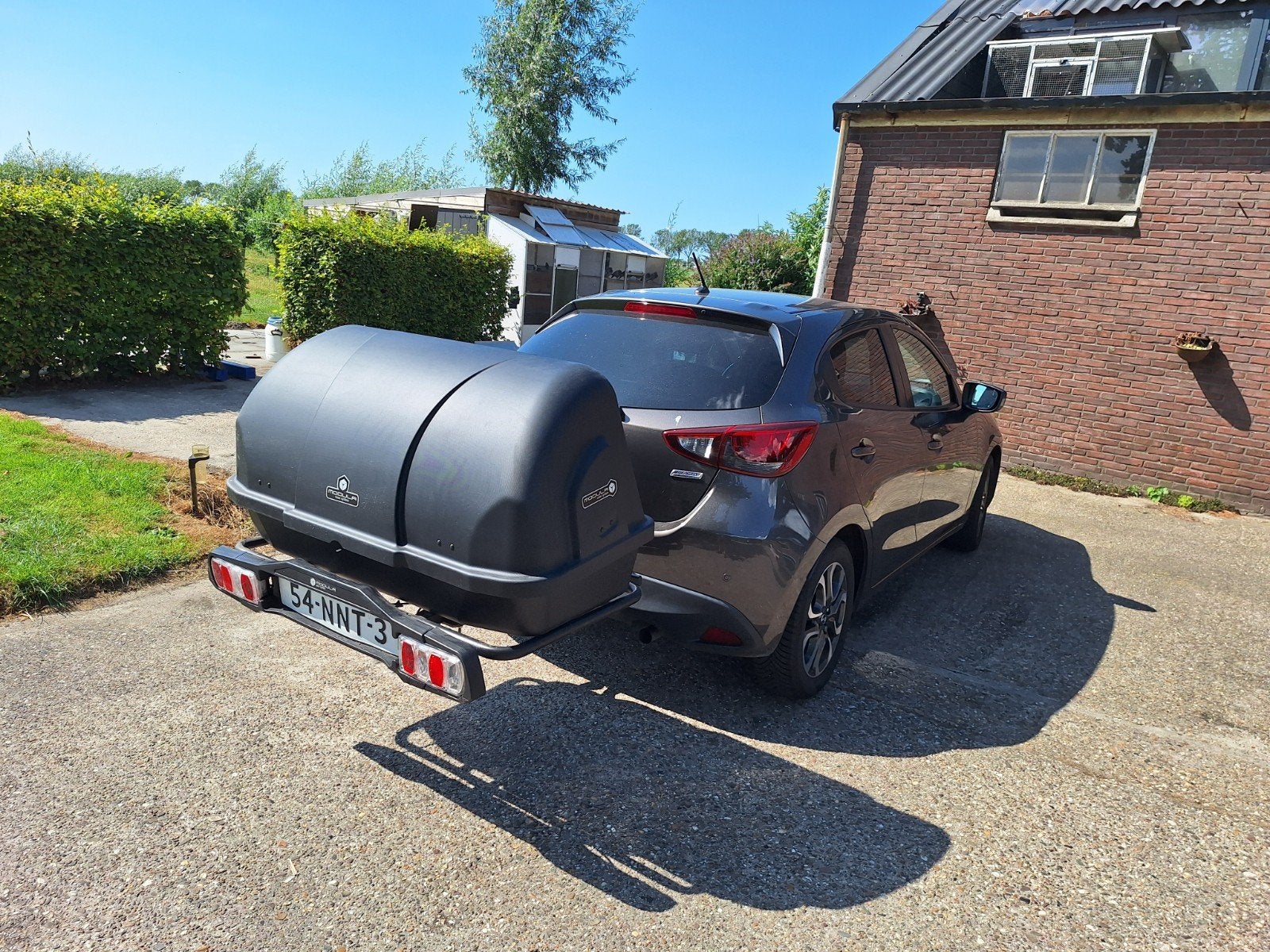 Modula Case System trekhaakkoffer 380 liter, Ophalen